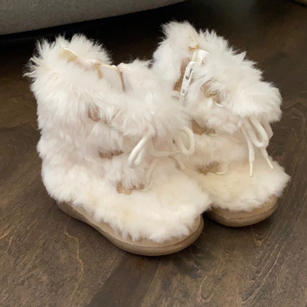 Fuzzy boots